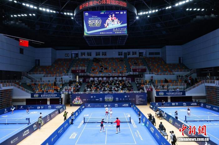 杭州公开赛揭幕 中国匹克球迈入专业国际化新阶