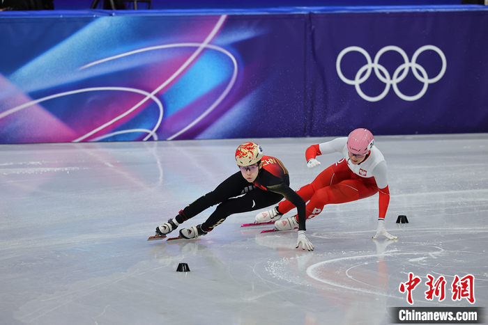 米兰冬奥会短道速滑女子500米四分之一决赛：范